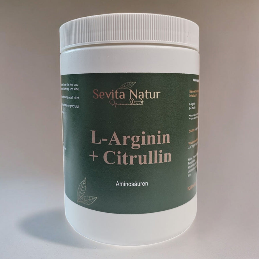 L-Arginin mit L-Citrullin, Pulver, 500g