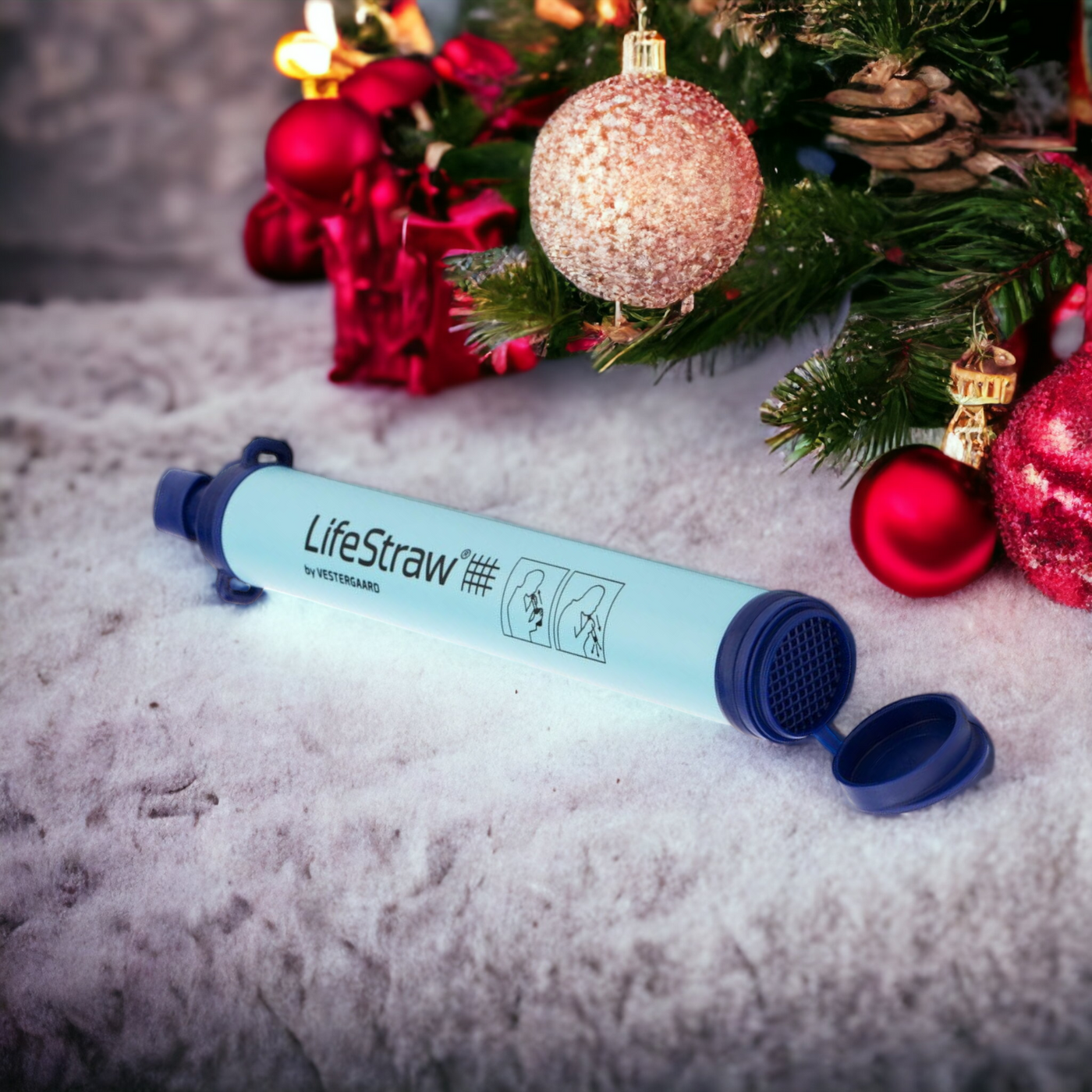 Weihnachtsangebot, LifeStraw Personal (blue), „Strohhalm“-Wasserfilter für unterwegs