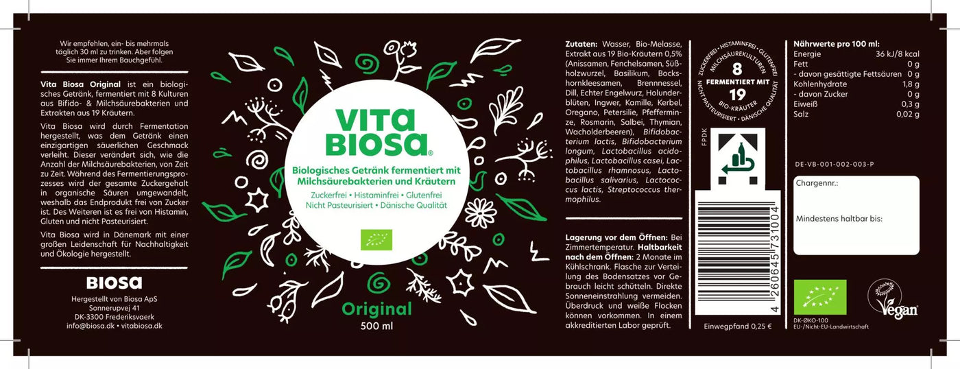 Vita Biosa original, 500 ml, bio